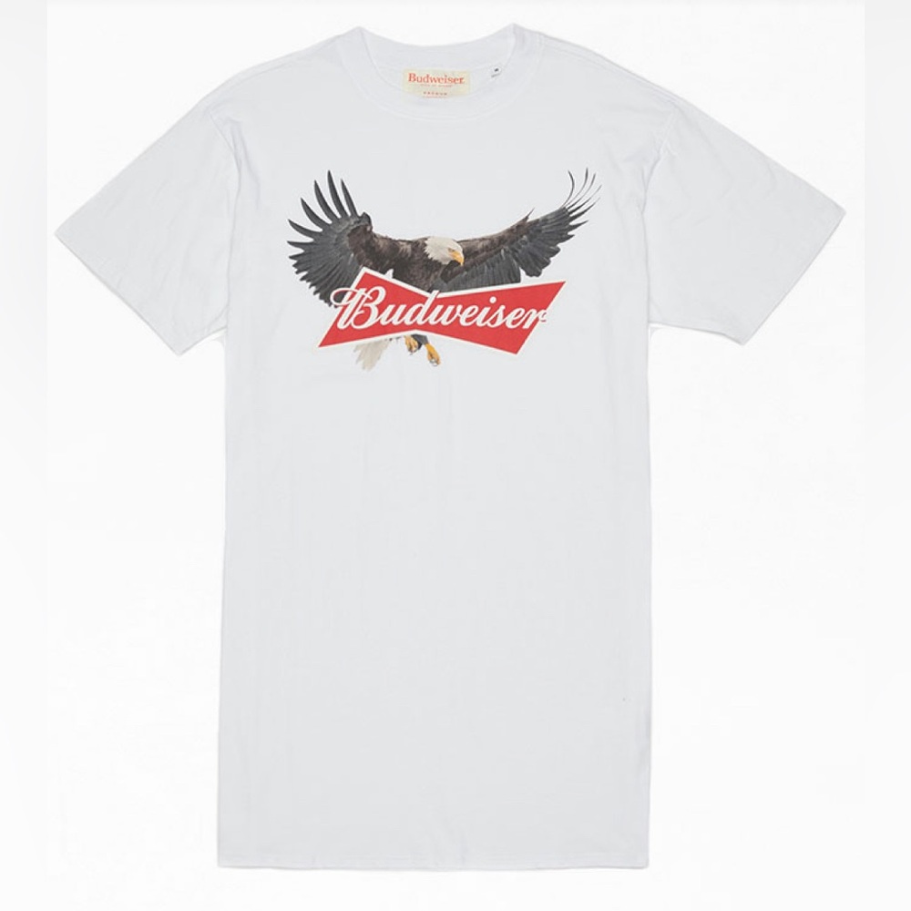 PACSUN Budweiser Men’s White T-Shirt